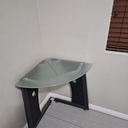 Glass Corner Table
