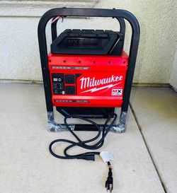 Milwaukee MX FUEL 3600-Watt/1800-Watt Battery Powered Push Start Power Station + 2-Batteries New !!!