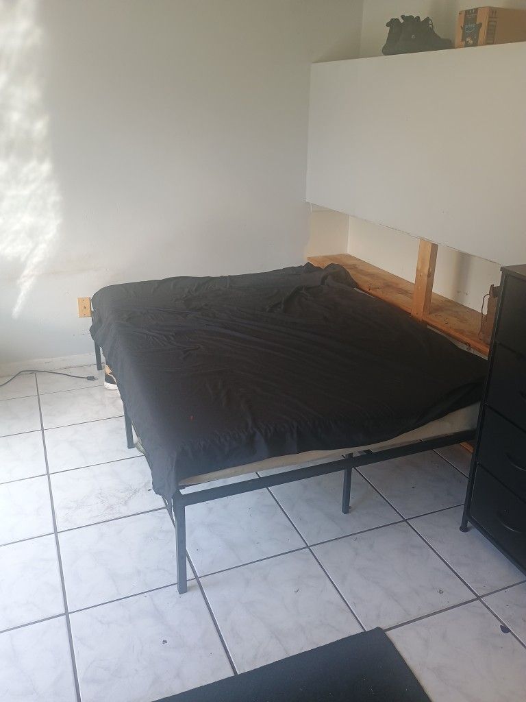 Bed Frame And Foam Mattress Full Size