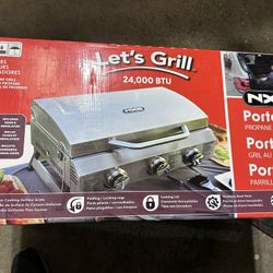 Brand New And Sealed NXR 3 Burner Portable Grill 24,000BTU