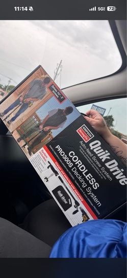 Quik Drive Cordless Pro300s Decking system