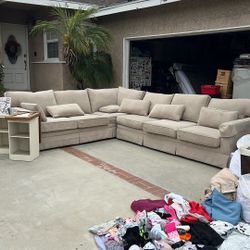 taupe sectional sofa