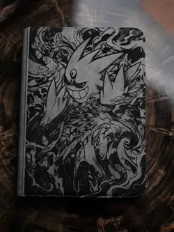 Mega Gengar SAR Pokemon Binder Engraved Custom