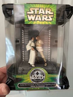 Star Wars Silver Anniversary Luke & Leia Figure Set