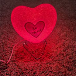Light Up " Be Mine" Valentine's Day Heart Decoration 