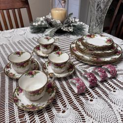 Royal Doulton “Old Country Roses” Tea Set