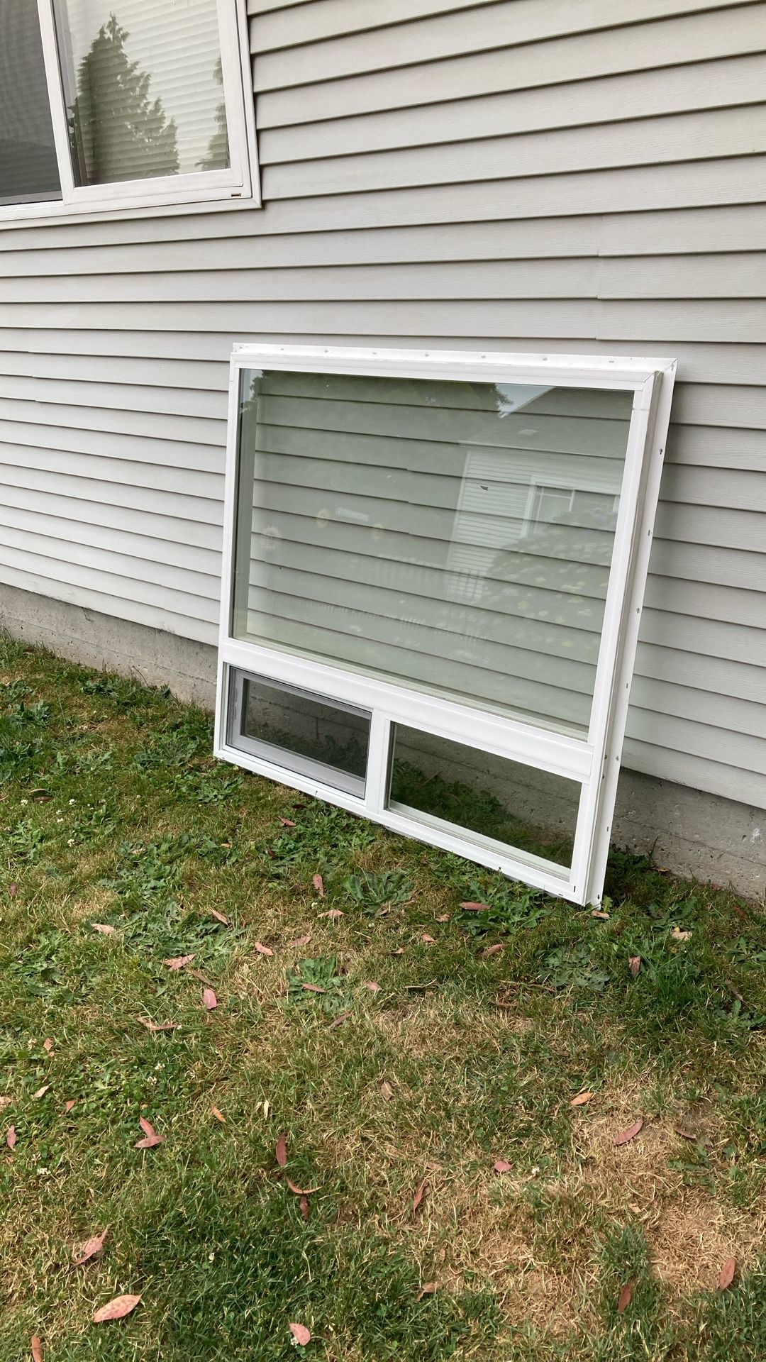 New White Vinyl Window