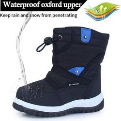 NEW SZ 9 Toddler Boys Girls Insulated Winter Snow Boots Waterproof Lightweight Kid Boot Fur Outdoor Little Kid