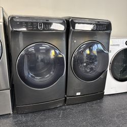 Samsung Flex Front Load Washer & Dryer Set🔌Comes With 60 Day Warranty 
