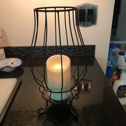 Battery Operated Candle With Timer. Timer Stays On for 5hours And Offfor 19.
