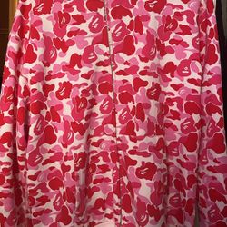 Pink Bape  Hoodie 