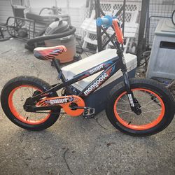 Price is firm. Little boys 16-in erupt Mongoose bike