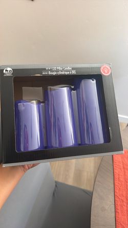 Dollar tree Purple Halloween Candles (pck3)