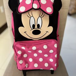 Minnie Mouse 14" Softside Rolling Backpack
