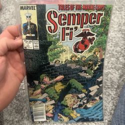 Semper Fi #1 Newsstand Variant (Marvel Comics December 1988) Sharp