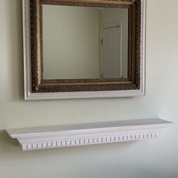 Floating Shelf & Mirror 