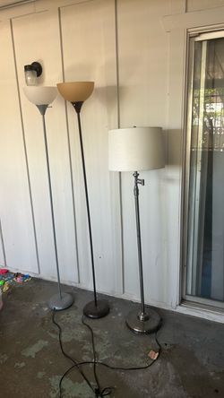 3 tall lamps