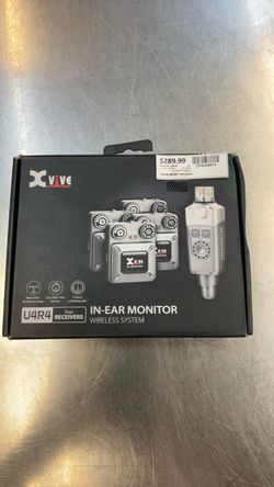 Xvive U4R4 in ear monitor wireless system 1 trans 4 rec NEW