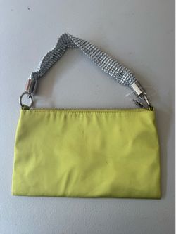 Lime green handbag