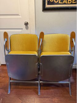 Vintage theater seats