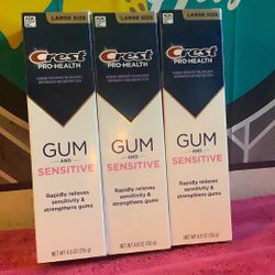 3-Crest Gum & Sensitive All For $12