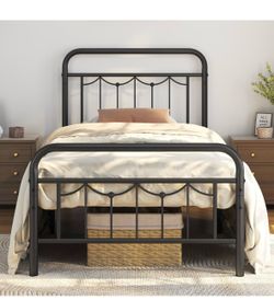 Twin metal bed frame