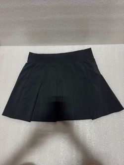 Abercrombie & Fitch Women’s Black Pleated Active Skort Built-In Shorts Size L