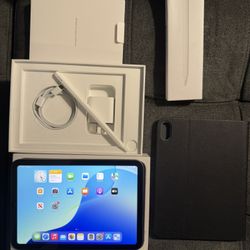 Apple iPad mini (6th Generation) Wi-Fi 64GB Space Gray + Apple Pencil (2nd Gen) + Case (fits iPad & Pencil)
