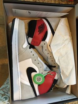 Air Jordan 1 retro high og light-grey Sz 10