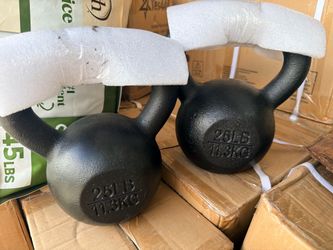 Price is firm new cowbells and kettlebells