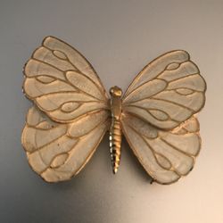 Bundle for Joy!Vintage  Park Lane  Butterfly ,Mosaic Italy Brooches,Porcelain Pendant 