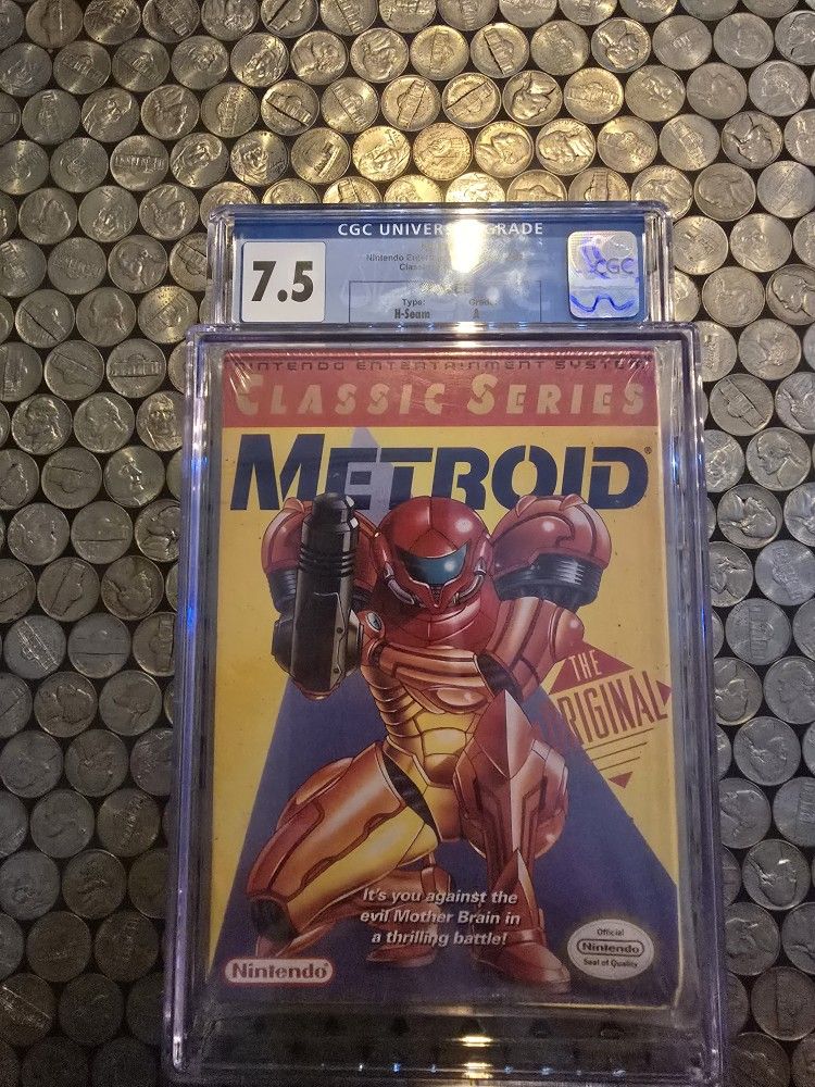 Metroid (Yellow Label) SEALED Graded NES