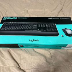 Wireless Logitech Keyboard & Mouse Advanced MK520