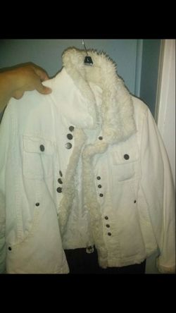 White jacket for girl
