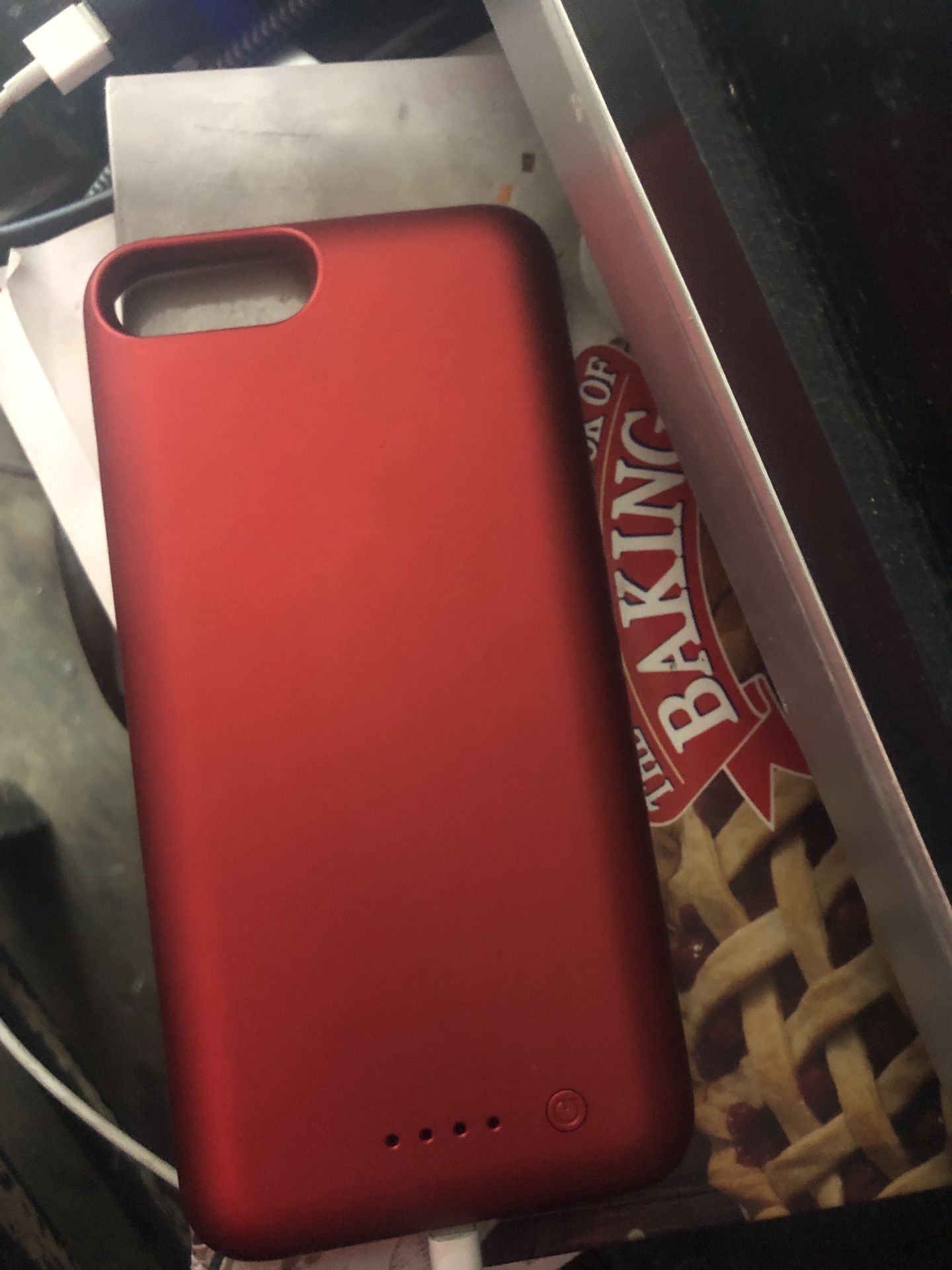 iPhone 8 Plus With Morphine Battery Pack Charging Case