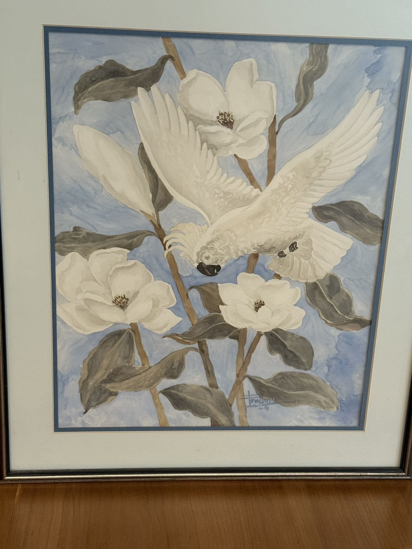 Watercolor Cockatoo - Signed And Dated 1941