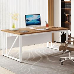 63" Modern Computer Desk, Home Office Desk Writing Table