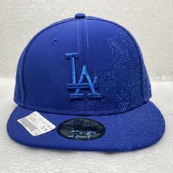 New Era 59Fifty ~ MLB Los Angeles Dodgers Blue Women's Hat Cap ~ Size 7 1/4