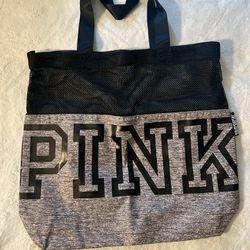 Pink/Victoria’s Secret Tote Bags