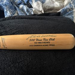Eddie MatthewsSigned Bat