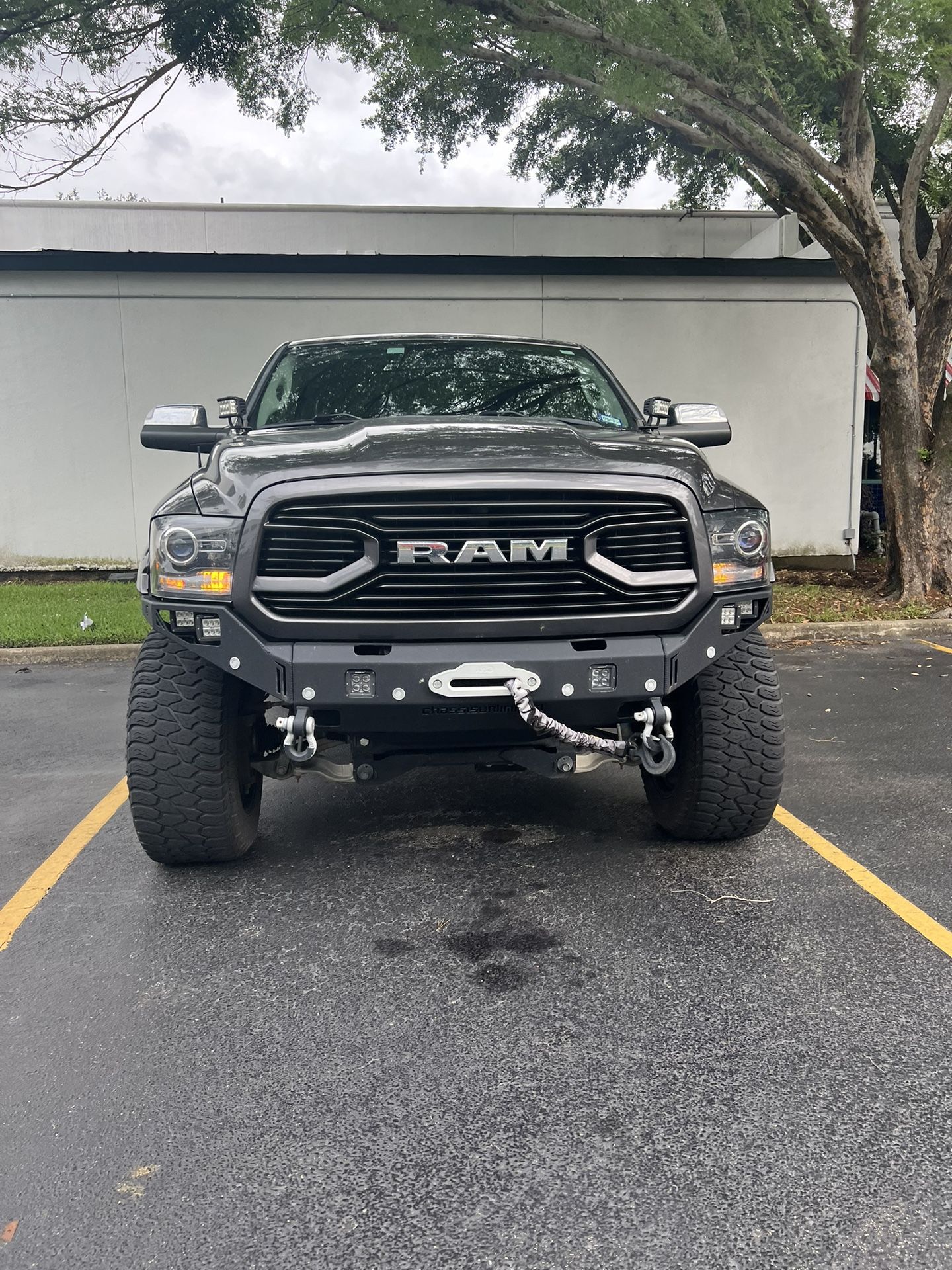 Ram 1500 Chassis Unlimited “Octane Series” front winch bumper