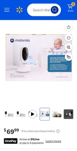 Motorola VM75 Video Baby Monitor