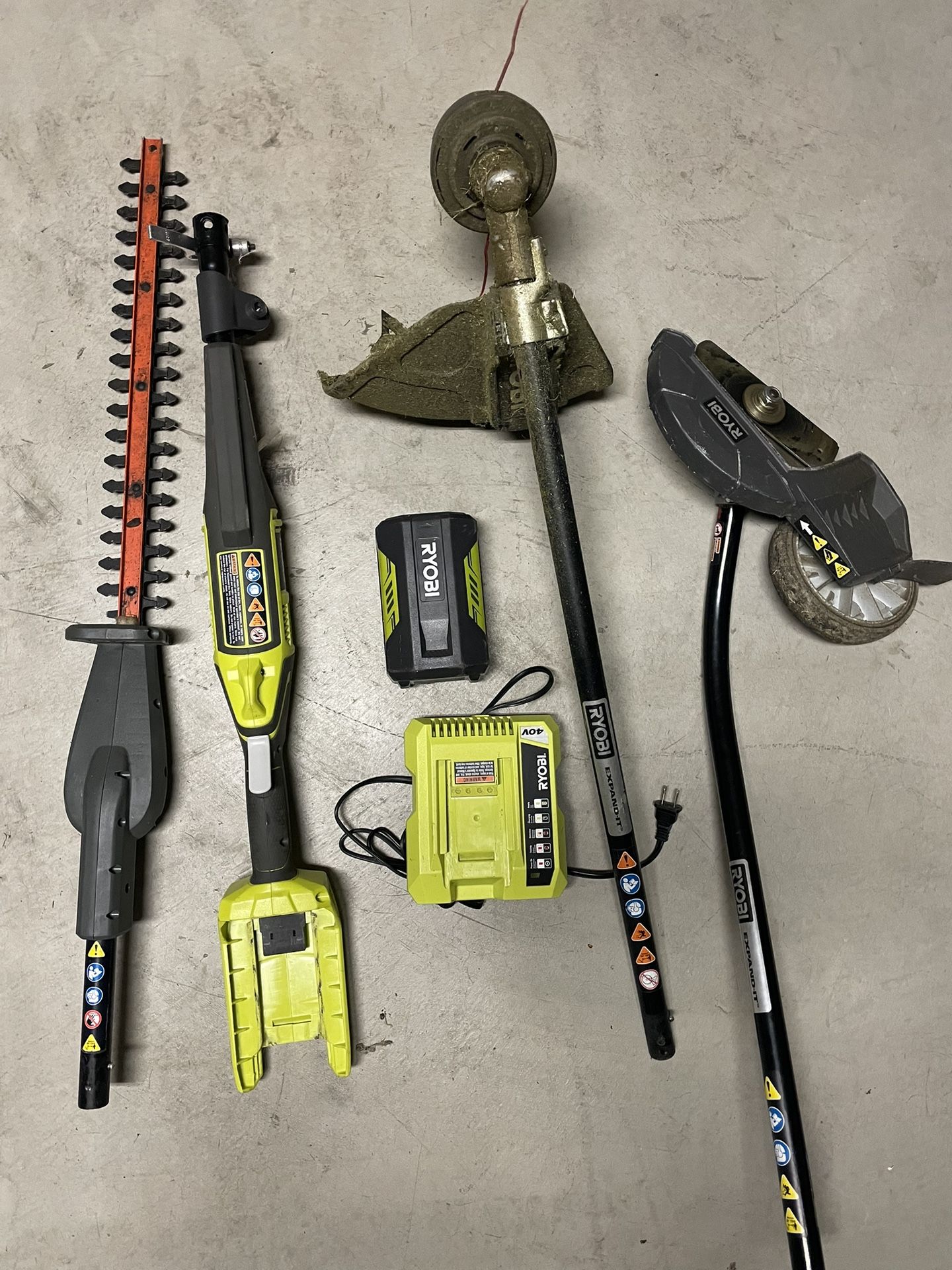 40 V Ryobi Lawn Care Package