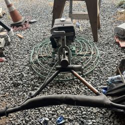 White Man, 4ft Trowel machine