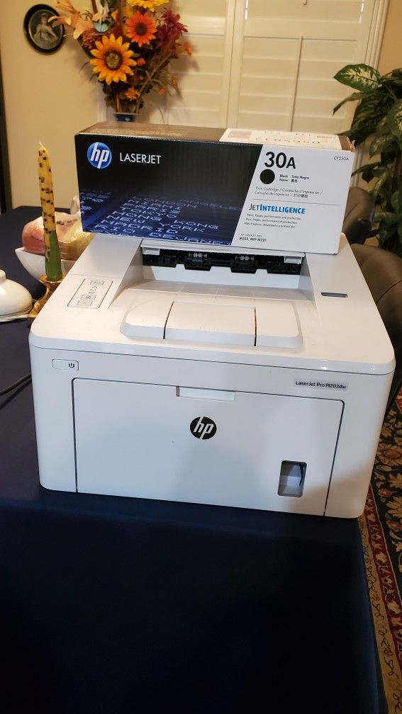 H P Printer, Black And White