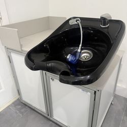 Monsam Portable Shampoo Bowl With Water Heater Sink Hot/cold