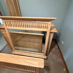 Bed Frame With Dresser