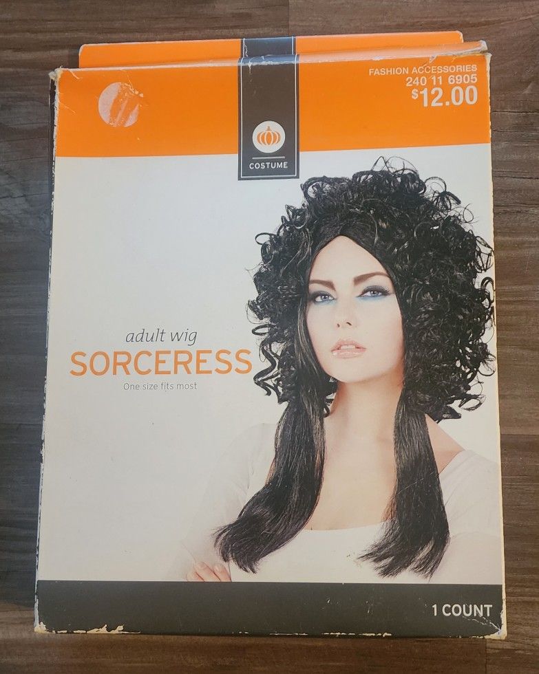 *Brand New* Adult Sorceress Wig Hair Halloween Costume Accessory 