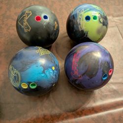 4 Bowling Balls For Sale