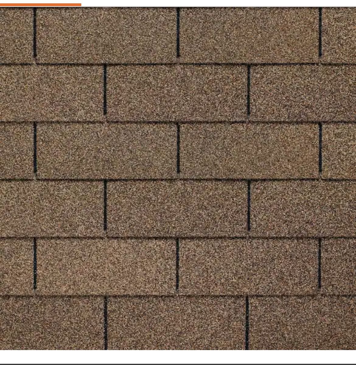 ```GAF Royal Sovereign 3-Tab Roofing Shingles Golden Cedar 33.33 sq ft Bundle 26pc Algae Resistant